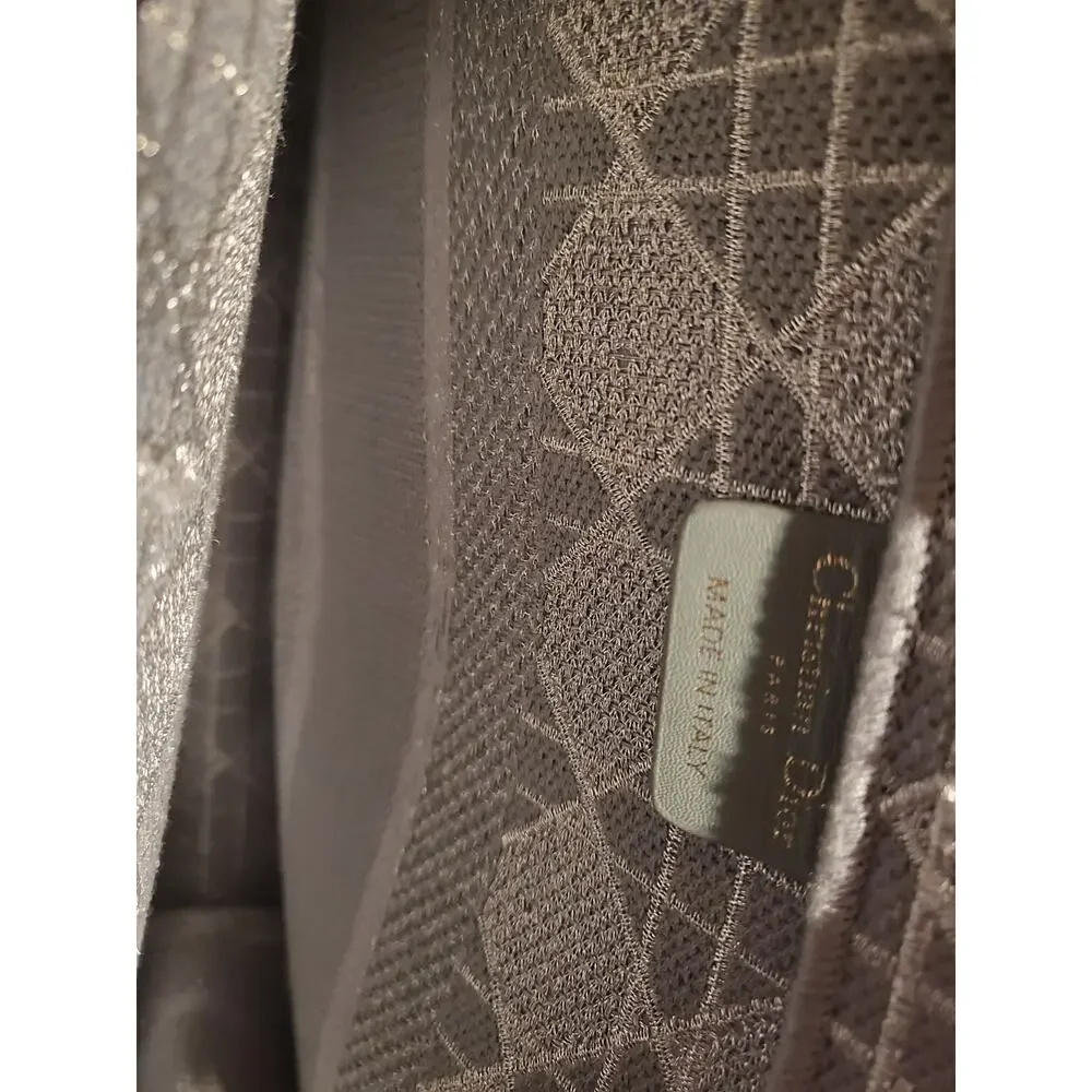 Christian Dior Medium Cannage Embroidery Book Tote - Picture 7 of 10